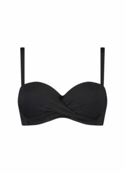 BEACHLIFE Black Swirl Multiway Bikinitop | Cup D,E,F -Beachlife Verkoopwinkel 105 969 front