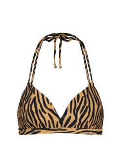 BEACHLIFE Soft Zebra Halter Bikinitop -Beachlife Verkoopwinkel 106 296 front