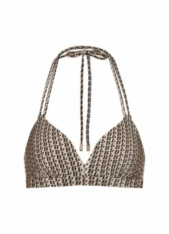 BEACHLIFE Monogram Halter Bikinitop -Beachlife Verkoopwinkel 106 968 front