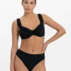BEACHLIFE Black Swirl Support Bikinitop