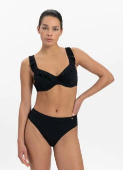 BEACHLIFE Black Swirl Support Bikinitop