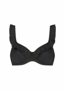 BEACHLIFE Black Swirl Support Bikinitop -Beachlife Verkoopwinkel 108 969 front