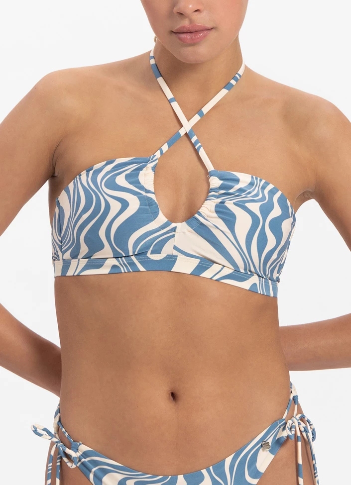 BEACHLIFE Swirl Plunge Bikinitop 2 BEACHLIFE Swirl Plunge Bikinitop - Afbeelding 2