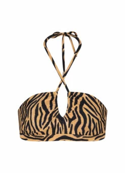 BEACHLIFE Soft Zebra Plunge Bikinitop -Beachlife Verkoopwinkel 113 296 front