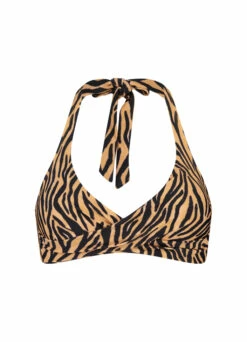 BEACHLIFE Soft Zebra Overslag Bikinitop -Beachlife Verkoopwinkel 116 296 front3