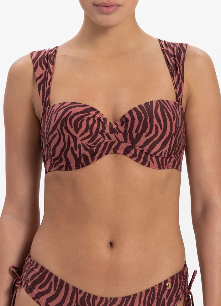 BEACHLIFE Zebra Bandeau Bikinitop 2 BEACHLIFE Zebra Bandeau Bikinitop - Afbeelding 2