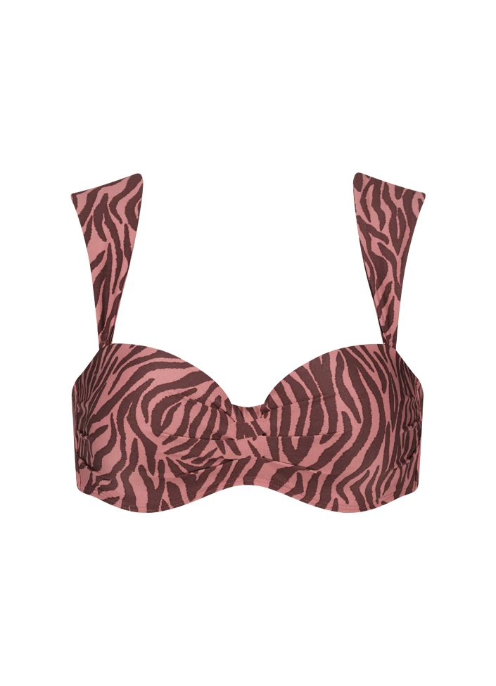 BEACHLIFE Zebra Bandeau Bikinitop 4 BEACHLIFE Zebra Bandeau Bikinitop - Afbeelding 4