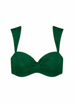 BEACHLIFE Green Embroidery Bandeau Bikinitop 9 BEACHLIFE Green Embroidery Bandeau Bikinitop -Beachlife Verkoopwinkel 118 717 front