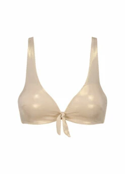 BEACHLIFE Gold Champagne Push-up Bikinitop -Beachlife Verkoopwinkel 121 174 front