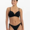 BEACHLIFE Black Swirl Twist Bikinitop