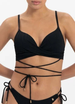 BEACHLIFE Black Swirl Twist Bikinitop -Beachlife Verkoopwinkel 123 969