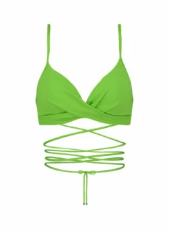 BEACHLIFE Green Flash Twist Bikinitop -Beachlife Verkoopwinkel 123 716 front