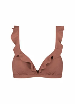 BEACHLIFE Rouge Shimmer Ruffle Bikinitop -Beachlife Verkoopwinkel 125 573 front