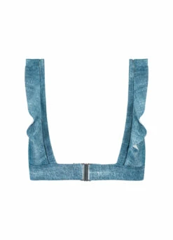 BEACHLIFE Denim Ruches Bikinitop -Beachlife Verkoopwinkel 127 620 back
