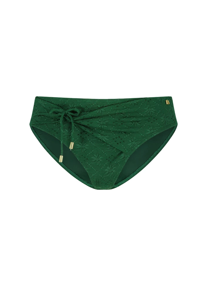 BEACHLIFE Green Embroidery Hoog Bikinibroekje 3 BEACHLIFE Green Embroidery Hoog Bikinibroekje - Afbeelding 3