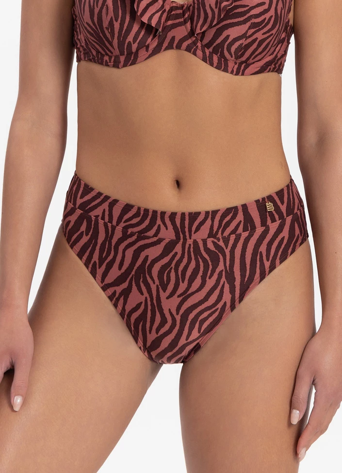 BEACHLIFE Zebra High-waist Bikinibroekje 1 BEACHLIFE Zebra High-waist Bikinibroekje