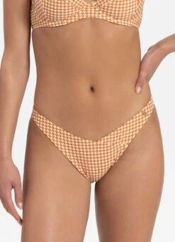 BEACHLIFE Pied De Poule V-detail Bikinibroekje
