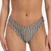 BEACHLIFE Monogram Ruches Bikinibroekje