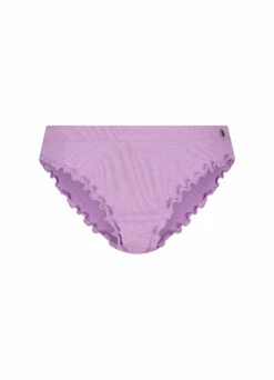 BEACHLIFE Purple Swirl Ruches Bikinibroekje -Beachlife Verkoopwinkel 210 567 front