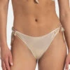 BEACHLIFE Gold Champagne Strik Bikinibroekje