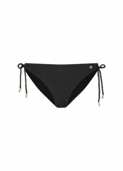 BEACHLIFE Black Swirl Strik Bikinibroekje -Beachlife Verkoopwinkel 217 969 front