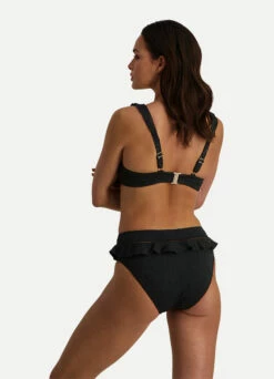 BEACHLIFE Black Embroidery High-waist Bikinibroekje -Beachlife Verkoopwinkel 265108 966 265218 966 back