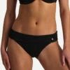 BEACHLIFE Black Embroidery Omslag Bikinibroekje