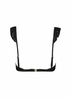 BEACHLIFE Black Embroidery Ruffle Bikinitop -Beachlife Verkoopwinkel 270125 966 back