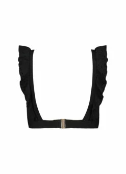 BEACHLIFE Black Embroidery Ruches Bikinitop -Beachlife Verkoopwinkel 270127 966 back