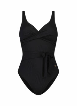 BEACHLIFE Black Swirl Overslag Badpak -Beachlife Verkoopwinkel 308 969 front