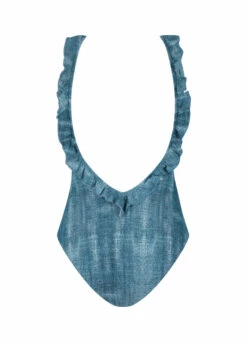 BEACHLIFE Denim Ruffle Badpak -Beachlife Verkoopwinkel 309 620 back
