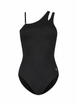 BEACHLIFE Black Swirl One Shoulder Badpak -Beachlife Verkoopwinkel 311 969 front