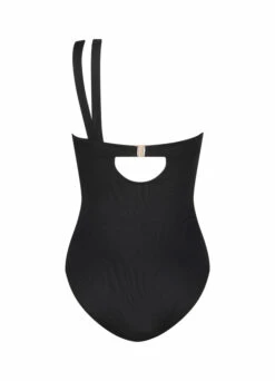 BEACHLIFE Black Swirl One Shoulder Badpak -Beachlife Verkoopwinkel 311 969 front2