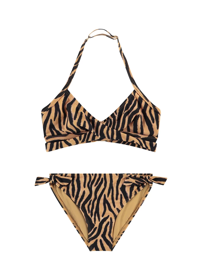 BEACHLIFE Soft Zebra Meisjes Twist Bikiniset 1 BEACHLIFE Soft Zebra Meisjes Twist Bikiniset