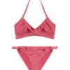 BEACHLIFE Pink Embroidery Meisjes Twist Bikiniset