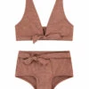 BEACHLIFE Rouge Shimmer Meisjes Strik Bikiniset