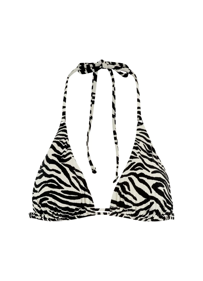 BEACHLIFE Wild Zebra Triangel Bikinitop 1 BEACHLIFE Wild Zebra Triangel Bikinitop