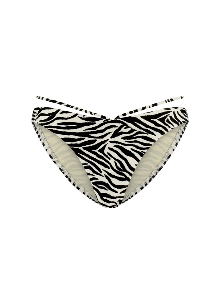 BEACHLIFE Wild Zebra V-detail Bikinibroekje 1 BEACHLIFE Wild Zebra V-detail Bikinibroekje