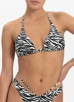 BEACHLIFE Wild Zebra Triangel Bikinitop 5 BEACHLIFE Wild Zebra Triangel Bikinitop -Beachlife Verkoopwinkel monica top zebra uitsnede